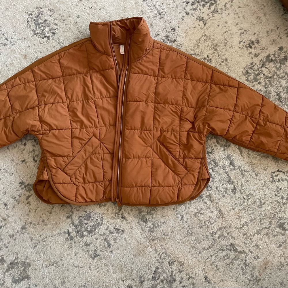 Free People cropped puffer coat